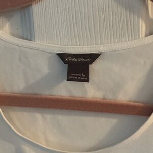 Eddie Bauer Classic White Women's Top